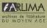 ARLIMA - archives de littÉrature du Moyen Age